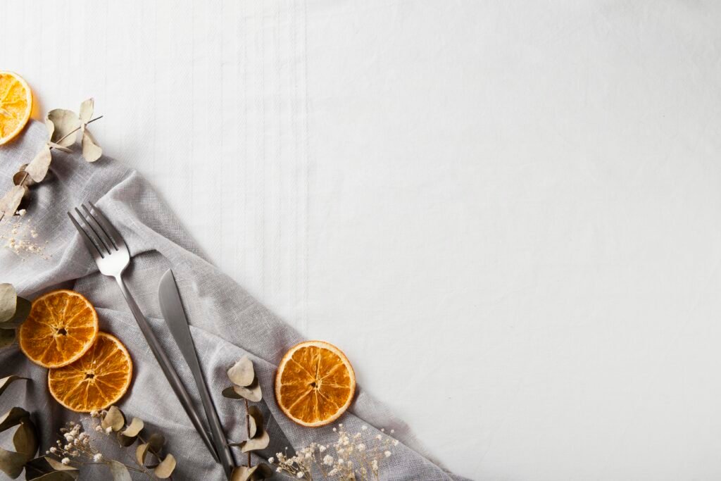 assortiment de vue de dessus de belle vaisselle avec espace copie assortiment de vue de dessus de belle vaisselle avec espace copie